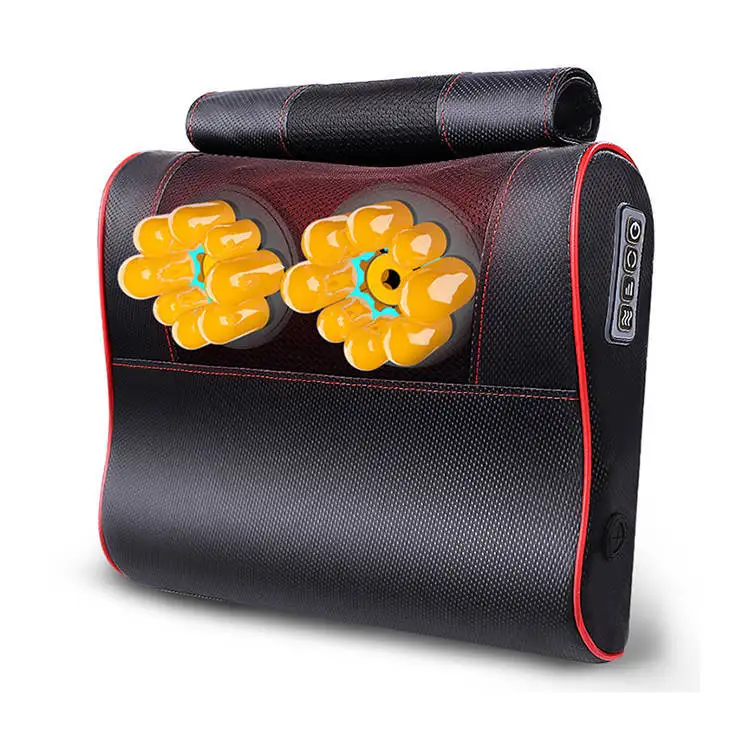Infrared Heating Neck Shoulder Back Body Multifunctional Massage Pillow Shiatsu Massager Device Cervical Healthy Massageador