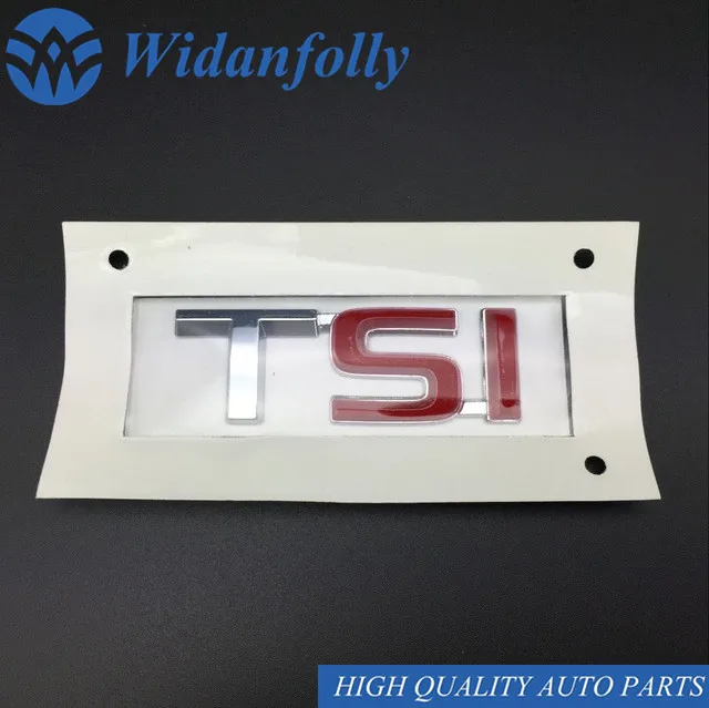 Widanfolly 1 8 T Red TSI для Y-eti Задняя Крышка багажника Наклейка с буквами Алфавит Символ