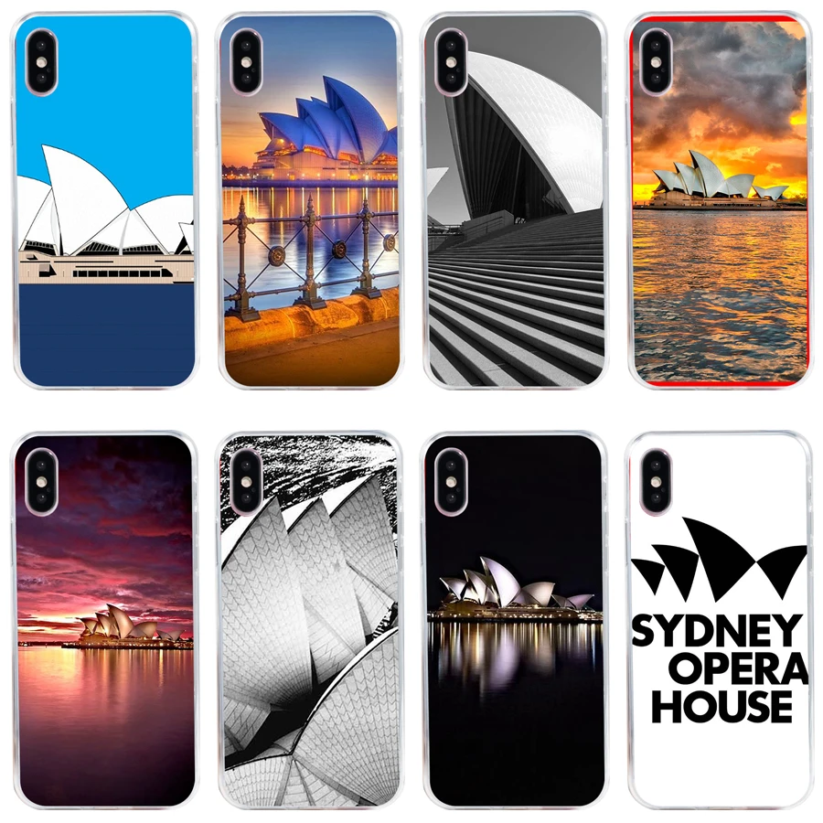 54H Sydney Opera House Moderna Custodia Morbida In Silicone Tpu Cover Per Iphone 5 5S Se X Xr Xs Max Case