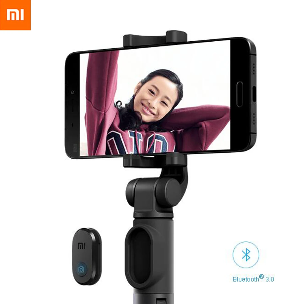 

Original Xiaomi Foldable Tripod Monopod Selfie Stick Bluetooth With Wireless Button Shutter Selfie Stick For iOS/Android/Xiaomi