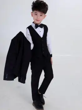 

Formal Brand Boys winter cotton Wedding boys Suit Top Quality Gentle Boys Suit Children Wedding Suits 3pcs (Jacket+pants+vest)