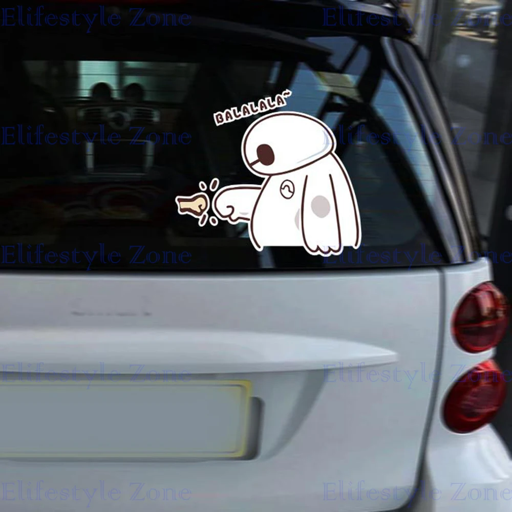 Новые Big Hero 6 Baymax кузова наклейки Наклейка для Toyota Форд Chevrolet Volkswagen Тесла Honda hyundai Kia