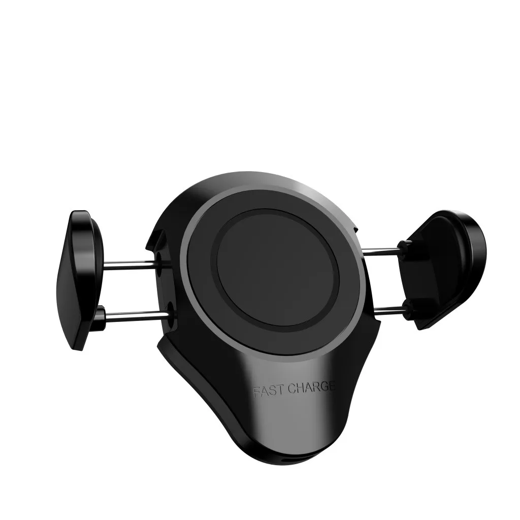 10W Qi Certified Wireless Charger Car Mount Power Fast Charge Phone Holder Adjustable Car Mount For iPhone Xs Max/XR/XS/X 530#
