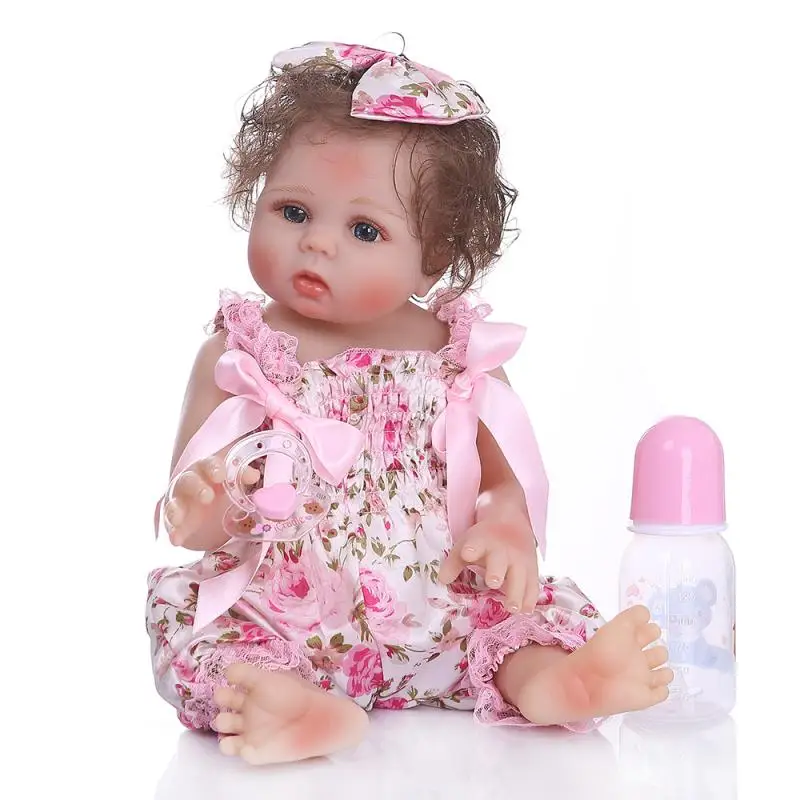 

48CM premie bebes Reborn Dolls Realistic newborn baby Doll soft full body silicone Boneca Doll lol doll Christmas Surprice