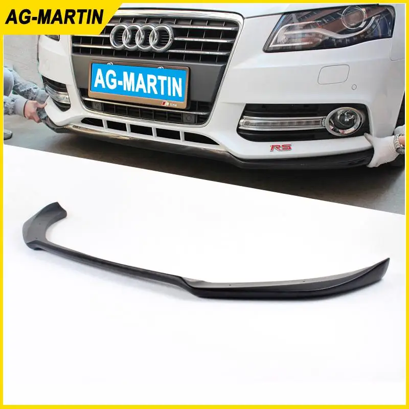 

FRP black primer auto front bumper cover front skirts B8 front bumper lip spoiler for Audi A4 B8 bumper 2009-2012