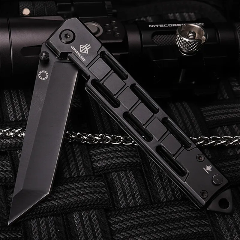 2018 New Hot Sale Outdoor Folding Knife Self-defense Wilderness Survival Camping 7CR17Mov Steel Fruit Hunting Knives EDC Tools