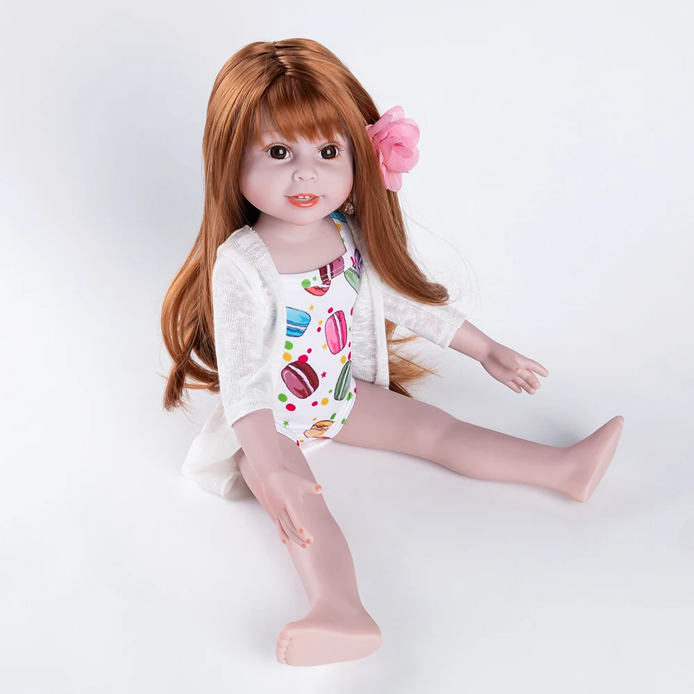 Кукла реборн, 18 дюймов, мягкий силикон, Reborn, для малышей, восхитительная, Реалистичная, Bonecas, для девочек, Menina De Surprice, кукла с открытыми руками, игрушки