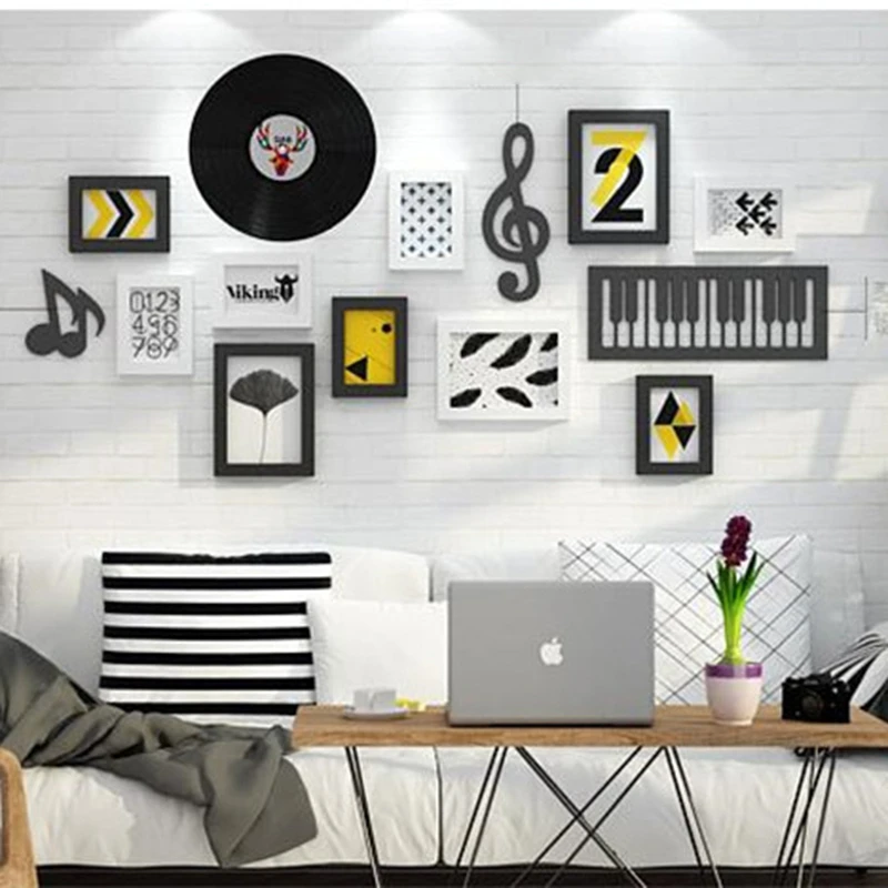 

Swing Boat Shape Picture Frame Mediterranean Style Wooden Ship Frame Quality Density Board Children's Creative Picture Frame