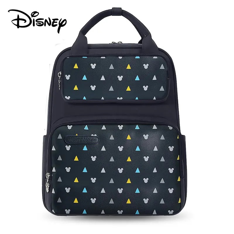 Темно-синий USB сумка для подгузников disney, рюкзак для ухода за ребенком, сумка для мам, водонепроницаемая сумка для беременных, модная Большая вместительная сумка - Цвет: Темно-синий