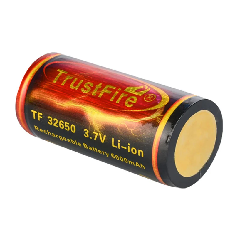 TrustFire 32650 3,7 V 6000 mAh литий-ионная аккумуляторная батарея с защитой PCB(1 пара