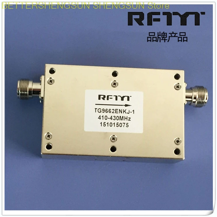 

TG9662E series high power double junction isolator 380-470MHz optional frequency range