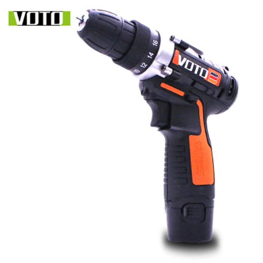 VOTO Battery Rechargeable Cordless Drill Electric Screwdriver Set Lithium Power Tools Screw Gun Driver Industry Orange VT 2018 цена VOTO Battery Rechargeable Cordless Drill Electric Screwdriver Set Lithium Power Tools Screw Gun Driver Industry Orange VT 2018 цены онлайн
