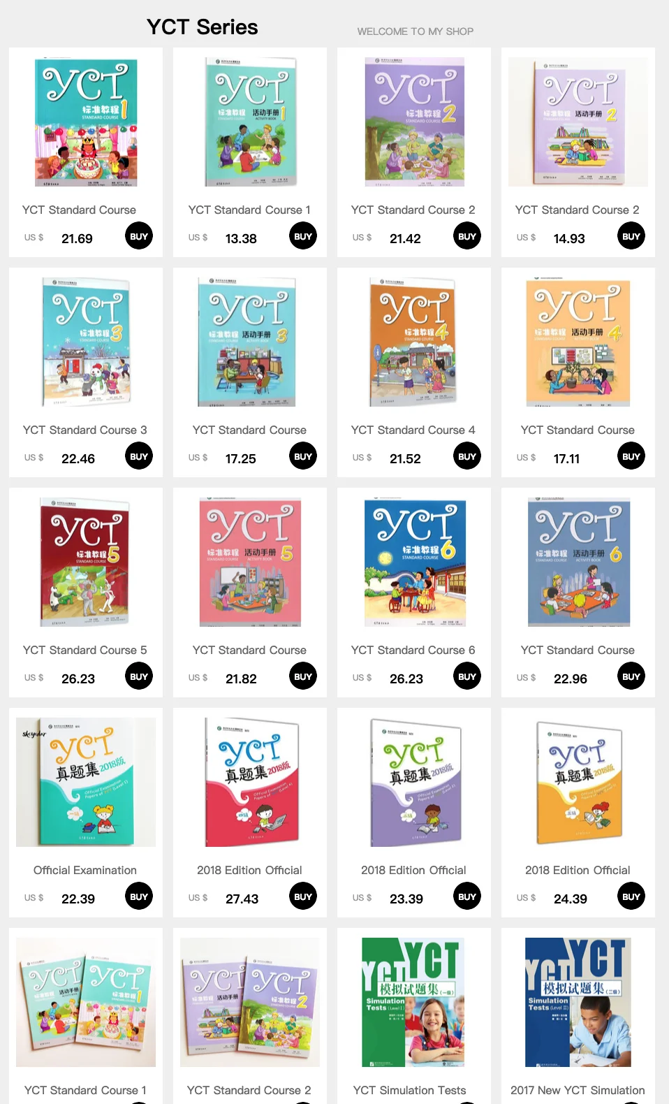 2018 издание официальная экзаменационная бумага YCT (уровень 3) обучение китайской книги для детей китайский экзамен книга