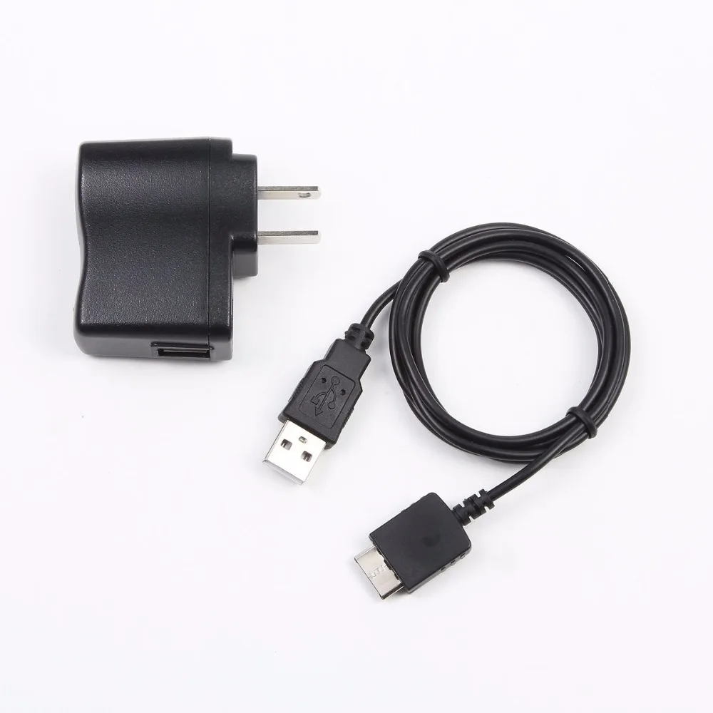 USB AC/DC Power Charger Adapter +Cord Cable For Sony Walkman NWZ-E584 MP3 Player