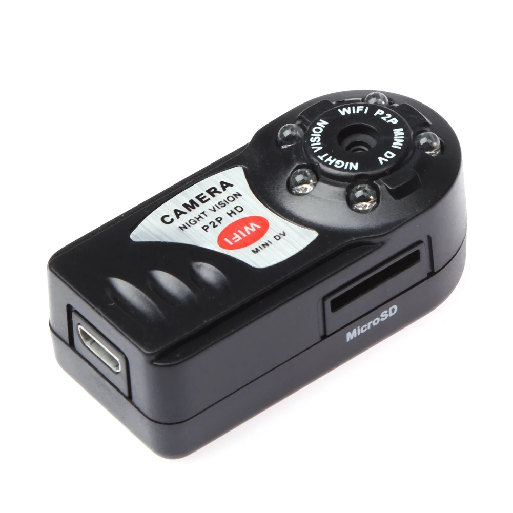 Мини WiFi P2P Автомобильный видеорегистратор беспроводная автомобильная IP камера рекордер ночного видения ИК ночного видения видеорегистратор Автомобильный видеорегистратор
