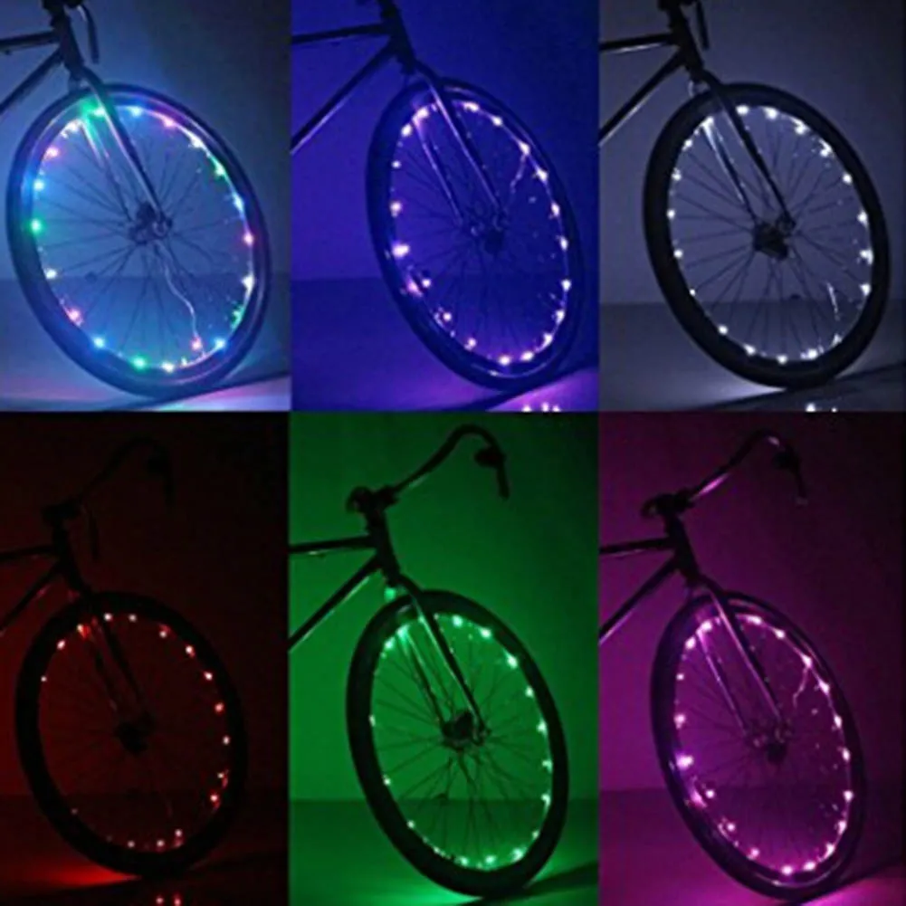 New Light String Bike Wheel Lights Waterproof Bicycle Lights Bike Lamp