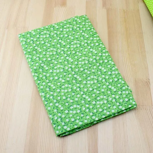 Полметра ширина 150 см зеленая хлопковая ткань для шитья Tissu для лоскутного шитья DIY материалы для шитья Telas Tilda кукольная ткань