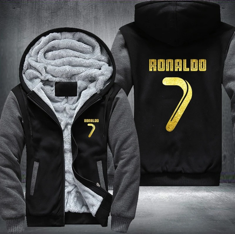 Sudadera con capucha de CR7 Cristiano Ronaldo para chaqueta gruesa de forro polar con talla estadounidense, novedad de 521|mens designer hoodies|men hoodiedesigner hoodie - AliExpress