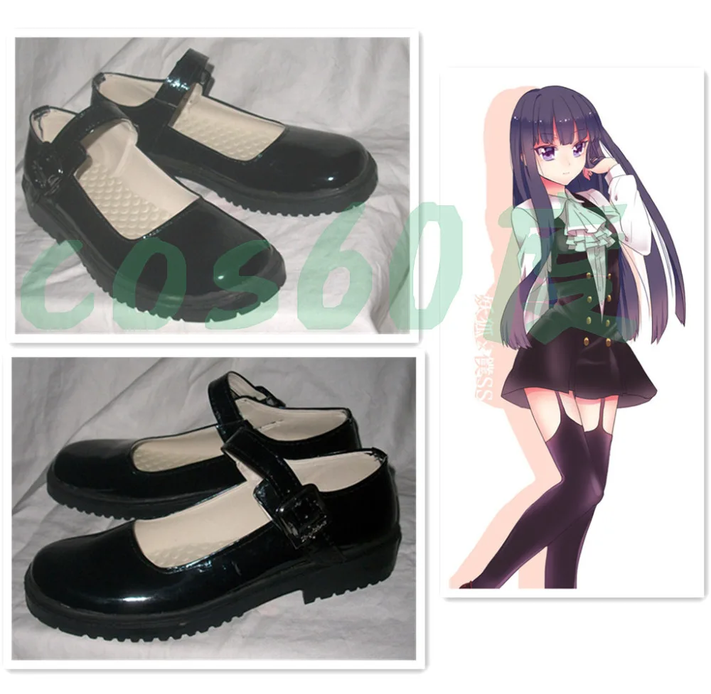zapatos-de-cosplay-inu-x-boku-ss-ririchiyo-shirakiin-botas-negras-s008