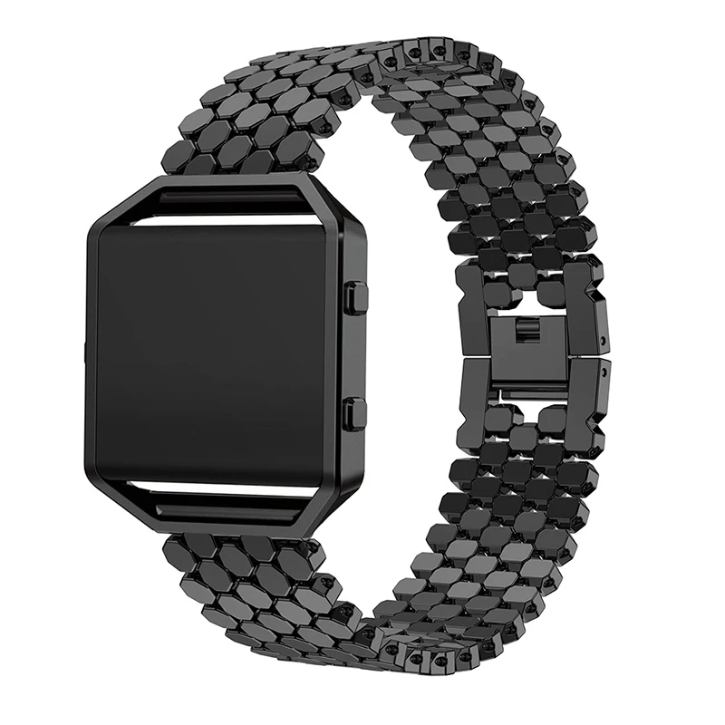 Ремешок для часов Blaze с кристаллами Роскошная Съемная крышка из сплава Smartwatch регулируемый ремешок на запястье 183 мм x 23 мм