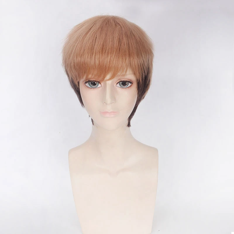 Attack on Titan Jean Kirstein 30 см короткие прямые Косплей парики для мужчин мальчиков термостойкие синтетические волосы парик аниме универсальные