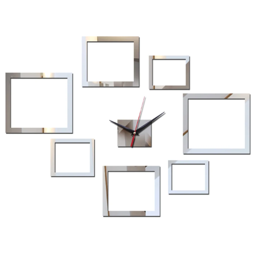 

2018 New Real Wall Clock Acrylic Mirror 3d Stickers Diy Clocks Quartz Watch Reloj Pared Large Decorative Horloge Free Shipping