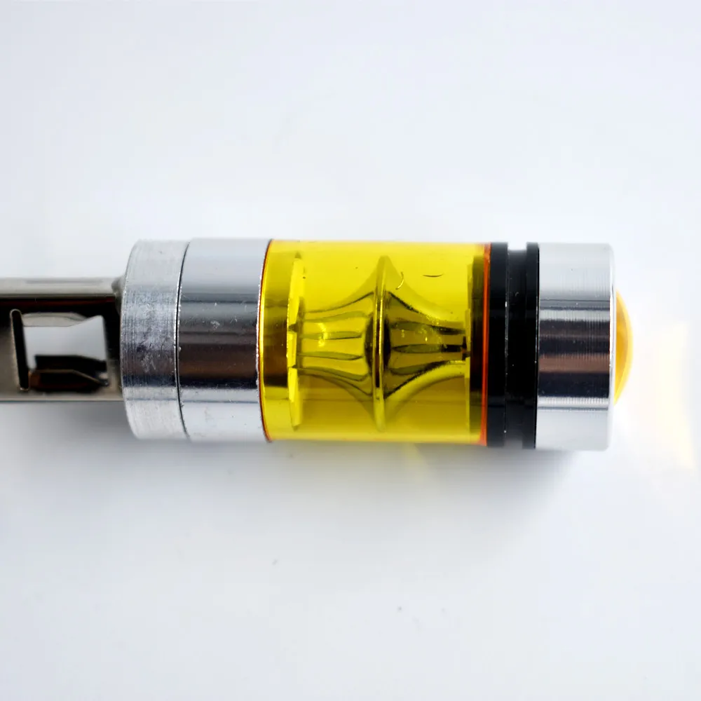 2 шт. H1 4300K 100W Светодиодный желтый 20-SMD проектор противотуманные Автомобильные фары