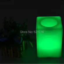 4 шт./лот 7 цвет чейнинга аккумуляторная сенсорное управление пэ 10 см куб из светодиодов ночник luminaria-де-меса стол для ребенка спать