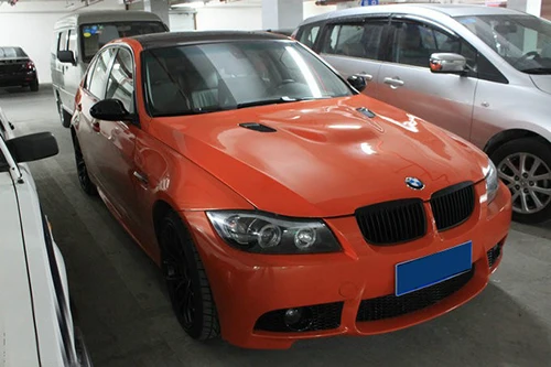BMW E90 05-08 Matte Black Front Grille 5