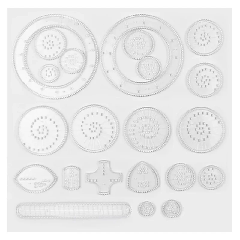 Spirograph Набор для рисования, блокирующие зубчатые колеса, многофункциональные аксессуары, линейка, художественный инструмент, развивающие игрушки для детей, ручка для рисования