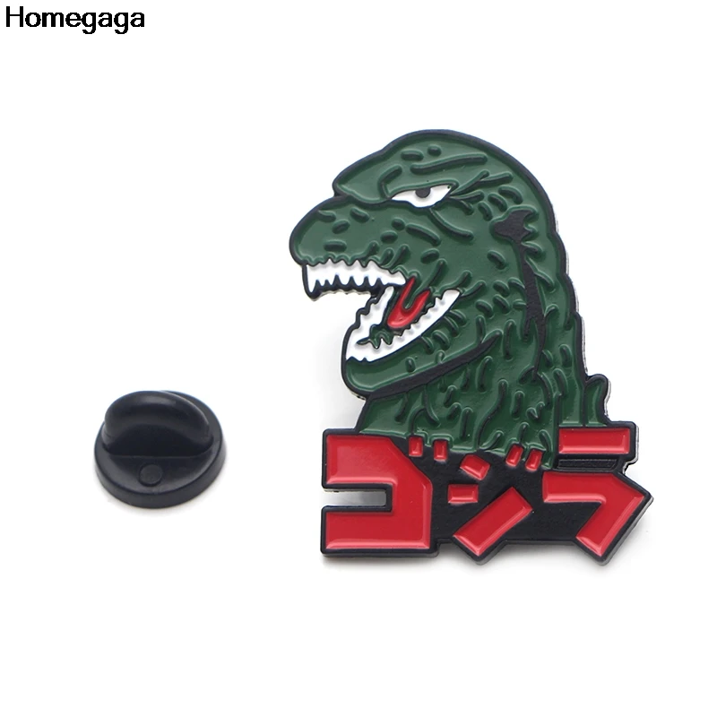 Homegaga horror dinosaure pins para backpack pride clothes Meal for bag shirt hat insignia значки броши для мужчин и