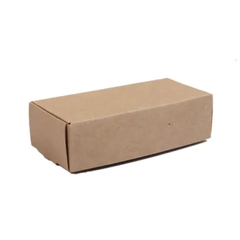 

DoreenBeads Fashion Paper Jewelry Gift Flower Wrapping Rectangle Brown Yellow Mother's Day Gift Box 12.5cm x 6cm , 10 PCs