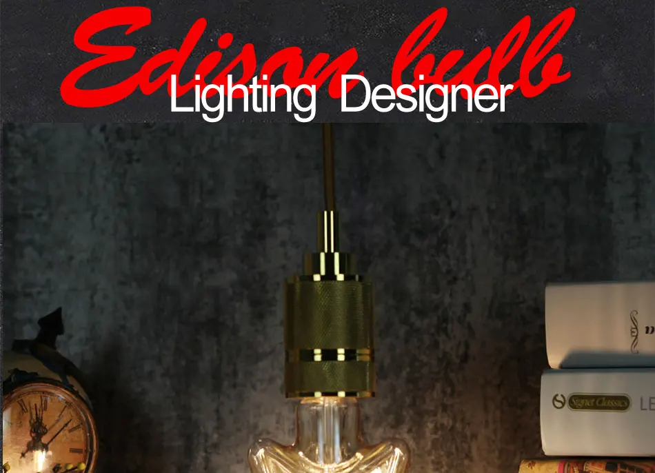 Звезда Форма Edison светодиодная лампа с нитью Led светильник лампочка 220V E27 4 Вт Ретро Винтаж Edison светодиодная лампа Внутреннее освещение для украшения дома