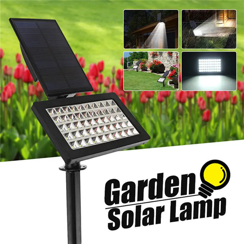 

50 LED Solar Power Spotlight Garden Lawn Lamp Outdoor Landscape Light Waterproof
