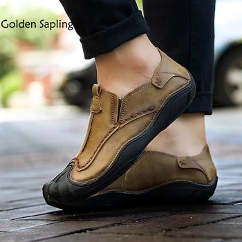 

Golden Sapling Hiking Shoes Men Breathable Leather Man Sneakers for Tourism Trekking New Men's Outdoor Shoes Male Sports Sneaker