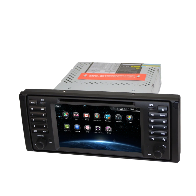 Top 7 Inch Android 9.0/9 Car Radio Multimedia For BMW E39 E53 X5 520i 525i 530i Support Bluetooth GPS Navigation WiFi OBD II 5