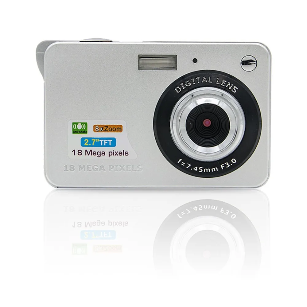 HD 720P Цифровая камера 18 мегапикселей 3.0MP CMOS сенсор 2,7 дюймов TFT ЖК-экран