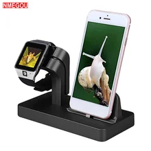 2in1 ชาร์จ Usb สำหรับ Apple นาฬิกา IWatch Series 1 2 3 IPhone 5 5S SE 6 6S 7 8 X Plus Desktop Dock Station Charger(China)