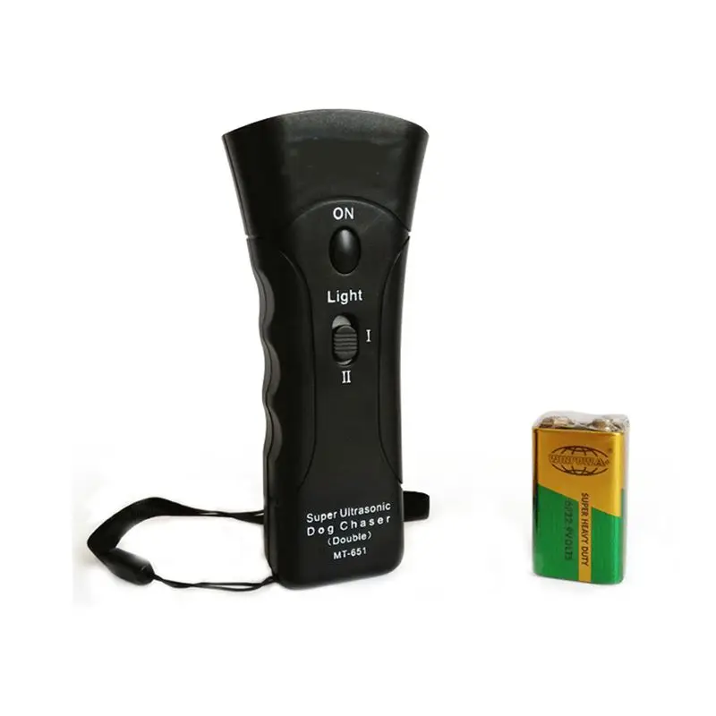 

Pet Dog Trainer Repeller LED Ultrasonic Anti Barking Control Device 3 In 1 Stop Bark Dog Training Device