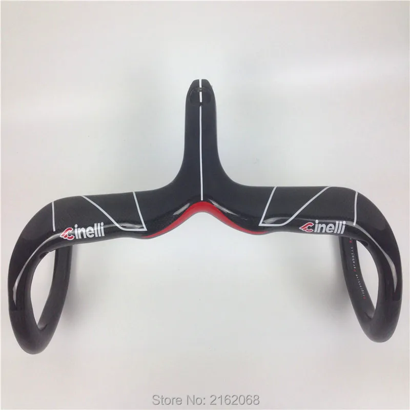 2016 Newest RAM3 Road Bike 3K Full Carbon Fibre Bicycle Handlebar And Stem Integrated With Computer
