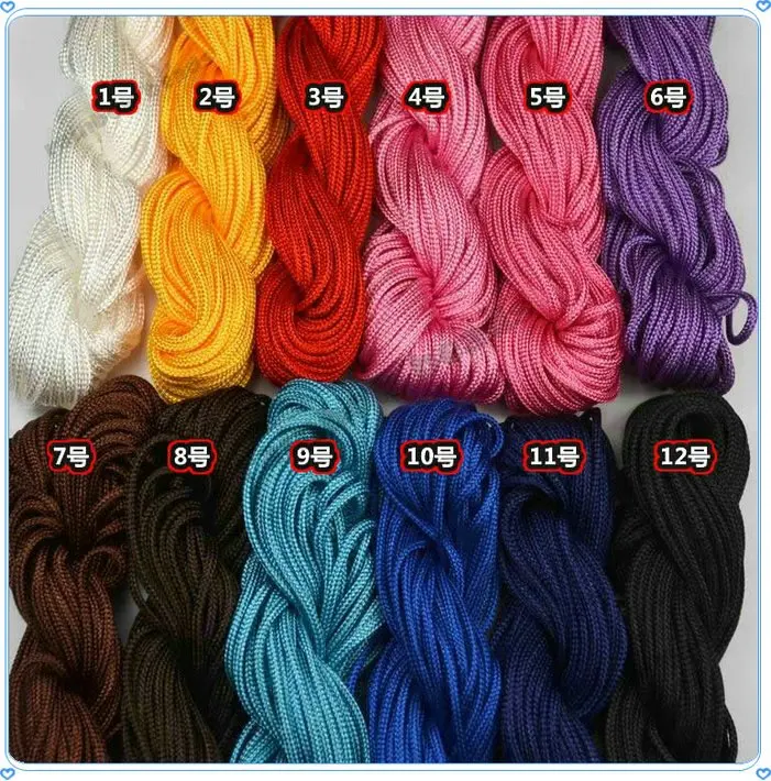 

Free Shipping High Tenacity Macrame cord ,High Quality Taiwan Cord fit Macrame jewelry light silk rope string, Hot Sale