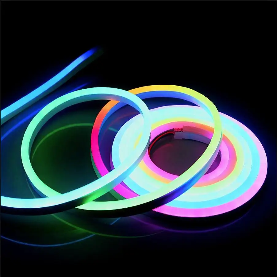 Уличная и внутренняя RGB WS2811 IC LED Полноцветная Гибкая светодиодная Неоновая