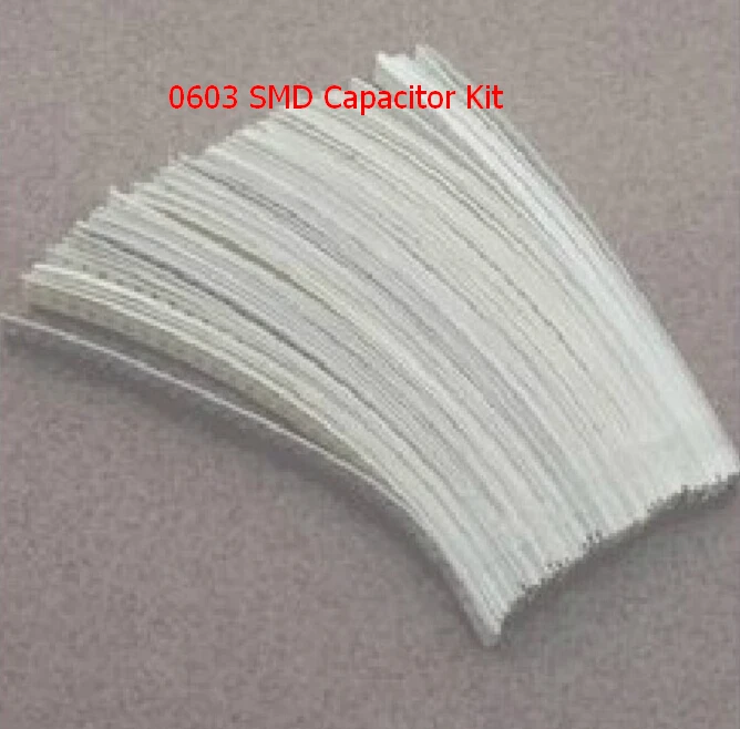 Hot sale ! 0603 SMD Capacitor Kit assorted kit 1pF1uF,49values*50pcs