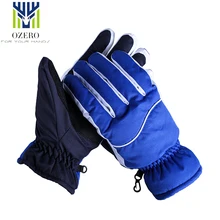 OZERO перчатки для лыжного спорта, сноуборда, катания на лыжах, снегохода, езды на мотоцикле, зимние ветрозащитные унисекс снежные перчатки