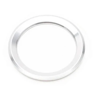 

For BMW E34 E30 E60 E36 E39 E46 E30 E60 E90 E92 F10 F30 F25 Ca Steering Wheel Circle Covers Interior Car Accessories Silver