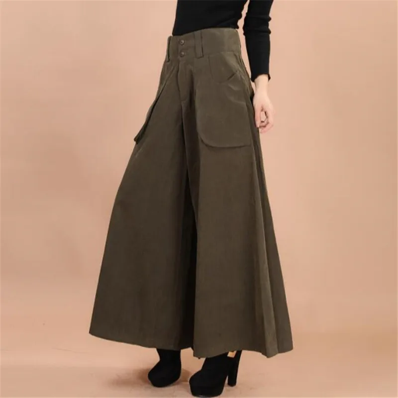 Wide Leg Dress Pants For Plus Size Plus Size Summer Women Wide Leg Dress Pants Vintage Female Casual Solid