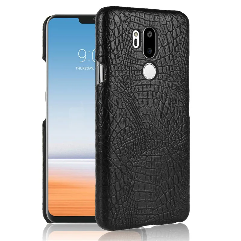 Для LG G7 чехол ThinQ крышка 6 1 дюйма Роскошный Жесткий для телефона из искусственной