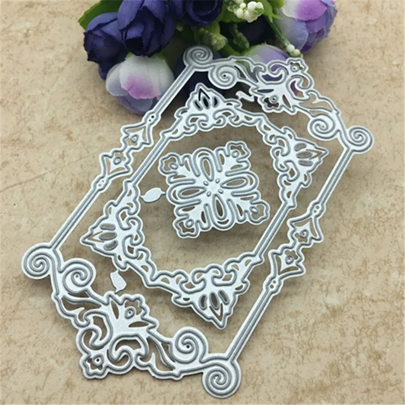 

Square Lace Metal Cutting Dies Stencils for DIY Scrapbooking/photo album Decorative Embossing DIY Paper Cards