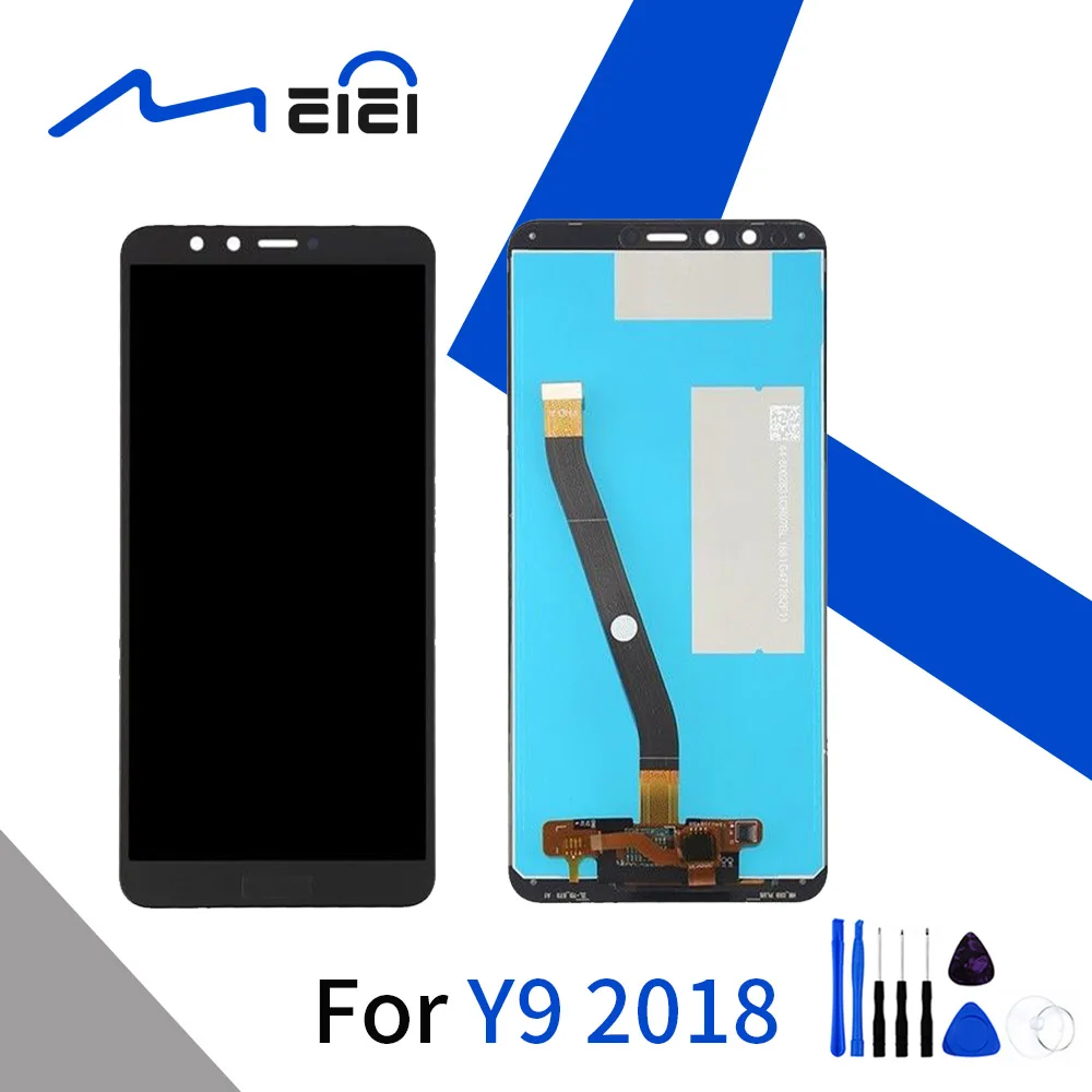 Tested LCD For HUAWEI Y9 2018 Lcd Display Touch Screen For Huawei FLA 