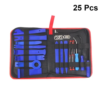 

25pcs Plastic Professional Car Interior Vehicular Audio System Disassembling Tool Car-Styling Car Repair Tool Repairing Set Kit
